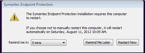 Symantec Endpoint Screenshot 1