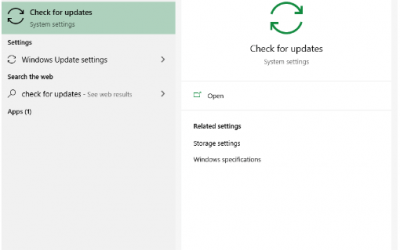 Instructions:  Windows 10 Patches/Updates